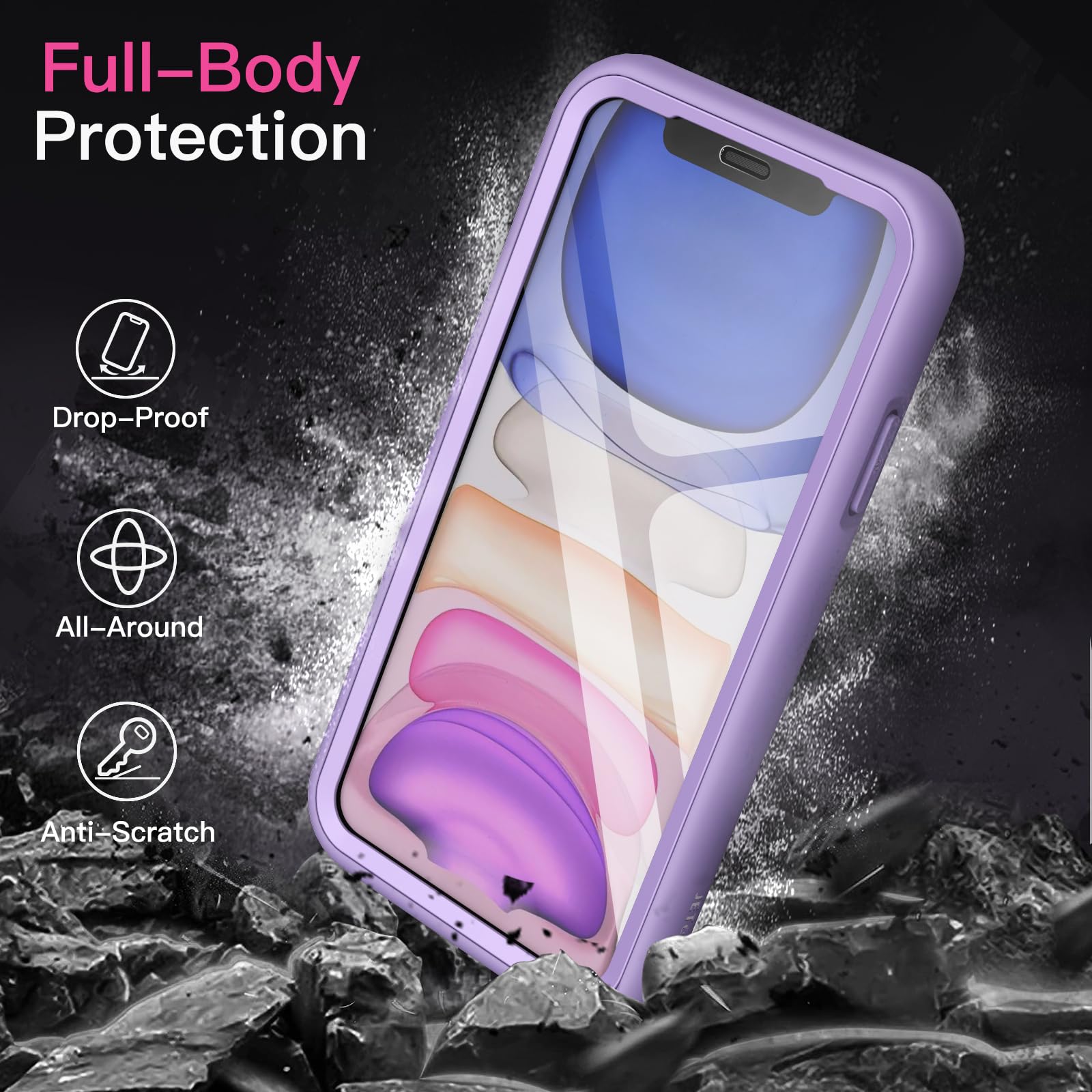 JETech Coque Pour IPhone 14 Plus 6,7 Pouces Avec Protection D'écran