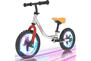 Easy-Glide Balance Bike with Foot Rest for 2-5 Year Olds