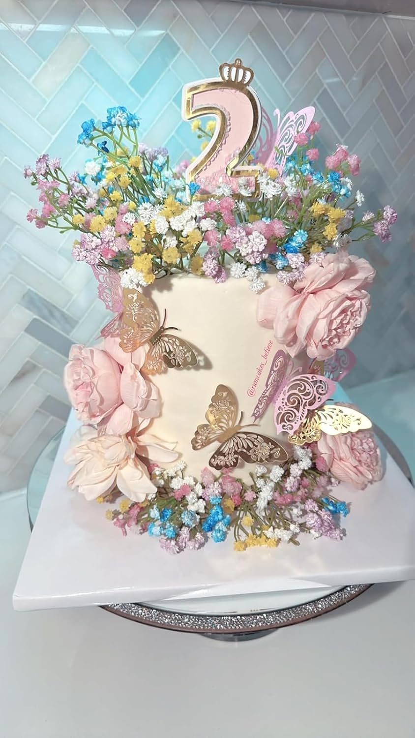 DEEMEI 15 PCS Babys Breath Artificial Flowers Fake Babys Breath Flowers Artificial Bulk Gypsophila Bouquets Real Touch Faux Flowers for Wedding Floral Arrangement Party Home Decoration - Image 4