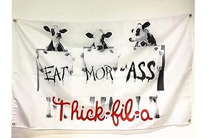 Eat Mor Ass Varsity Outdoor Banner