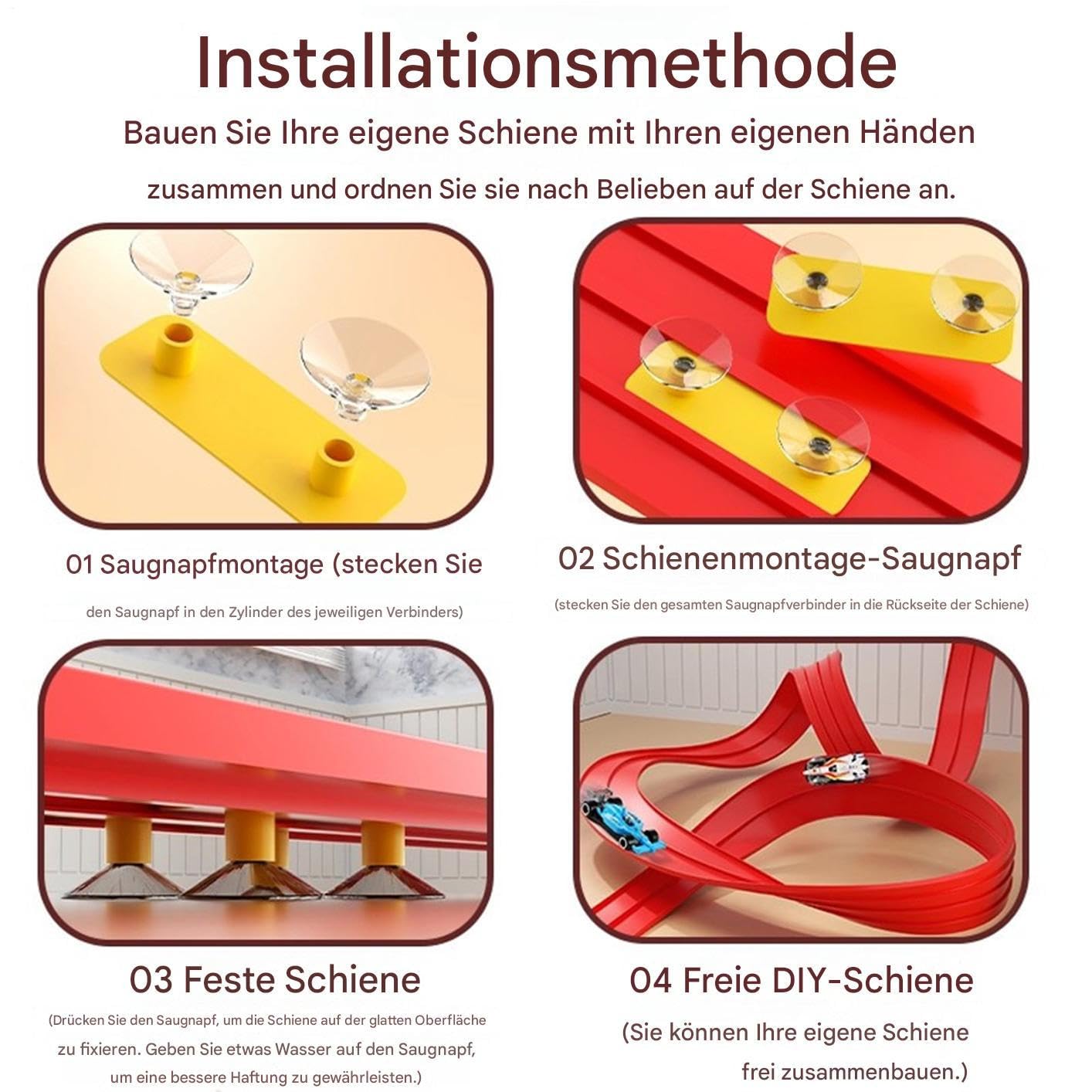 Set di Auto e Pista Macchinine in PVC Flessibile