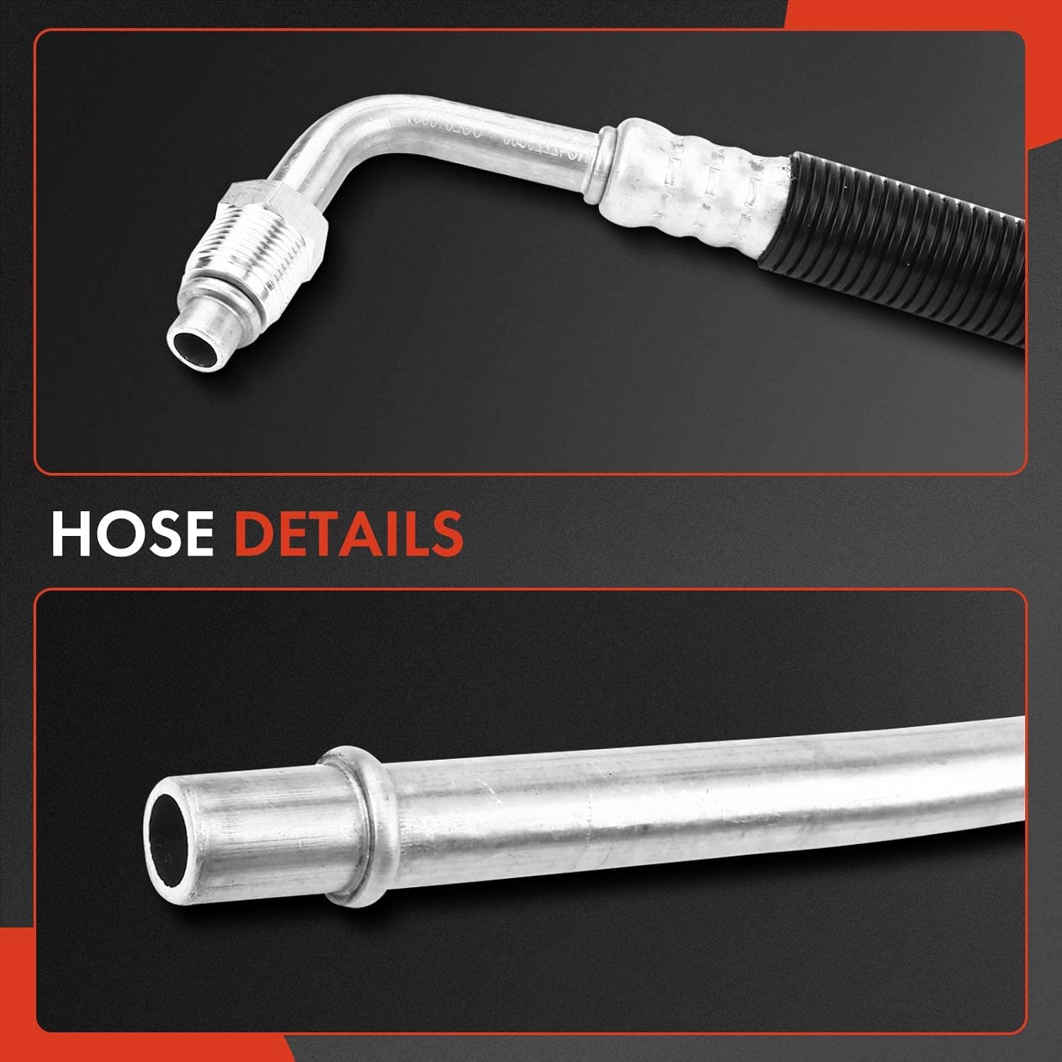 A-Premium Inlet Upper Engine Oil Cooler Line Hose Assembly Compatible with Chevrolet Blazer GMC Yukon K500 K2500 Suburban K3500