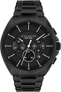 Coach Jackson Men's Chronograph Watch - Date Window and Subdials for Hours, Minutes, Seconds - Water Resistant 3 ATM/30 