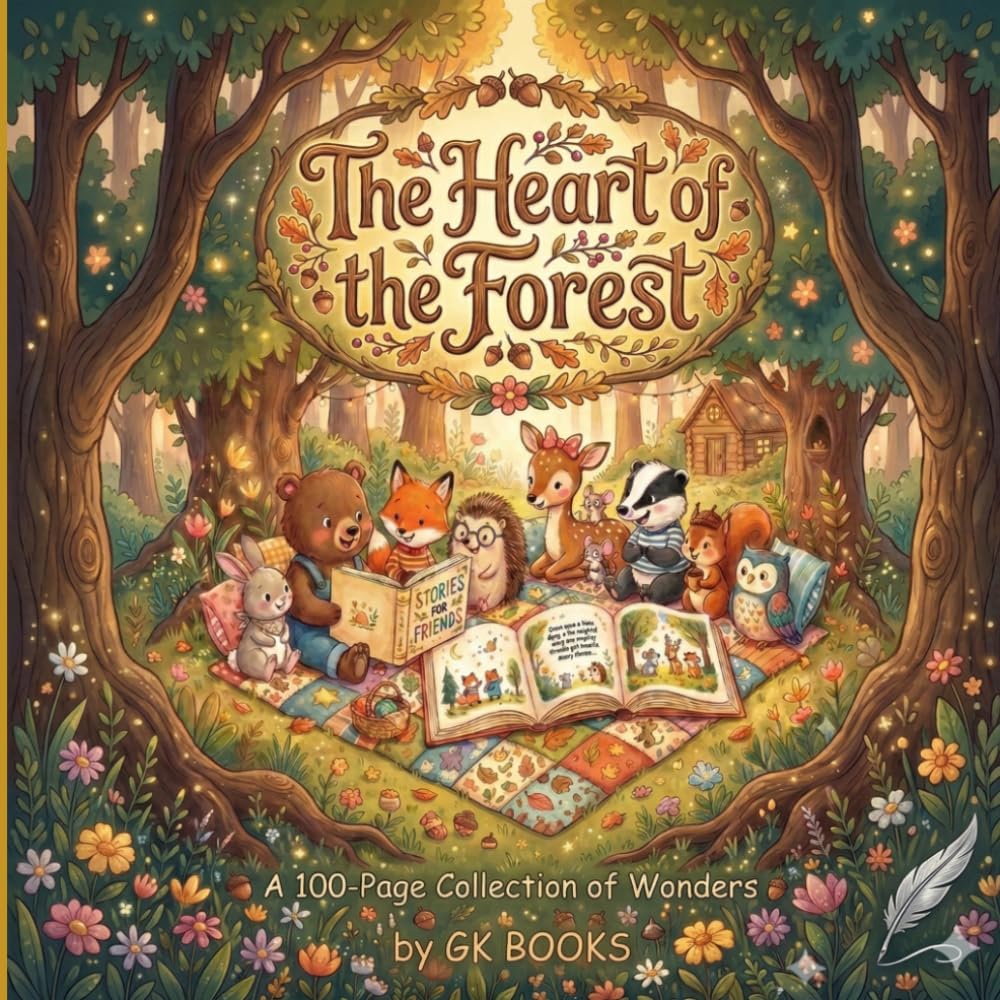 The Heart of the Forest: A 100-page moral stories for kids about kindness, honesty and courage.