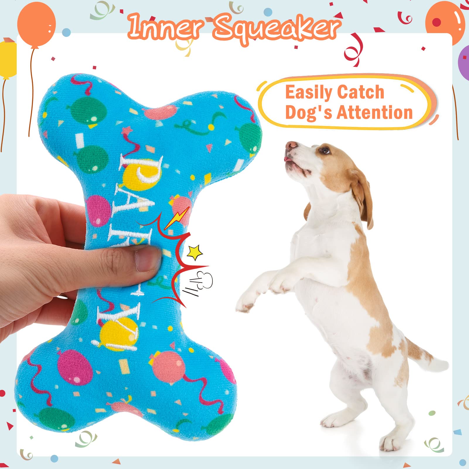 SCENEREAL Giocattoli Squeak per cani di piccola taglia