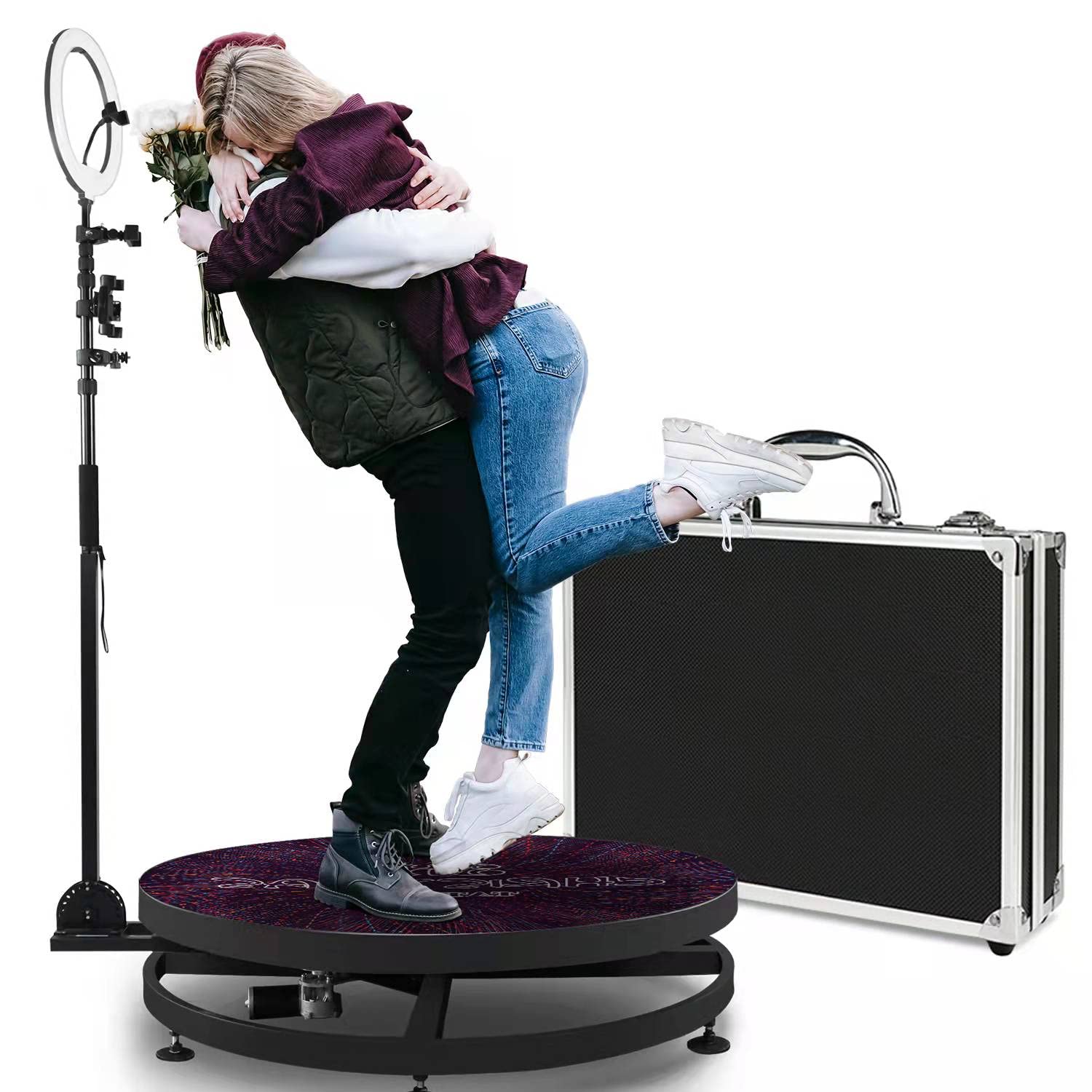 Buy Upgrade 360 Photo Booth Machine,360 Photo Booth for Parties,360