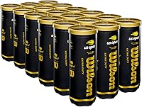 Wilson US Open Extra Duty Tennis Balls, 24-Can Case (72 Balls) - Official USTA/ITF Approved for Hard Courts