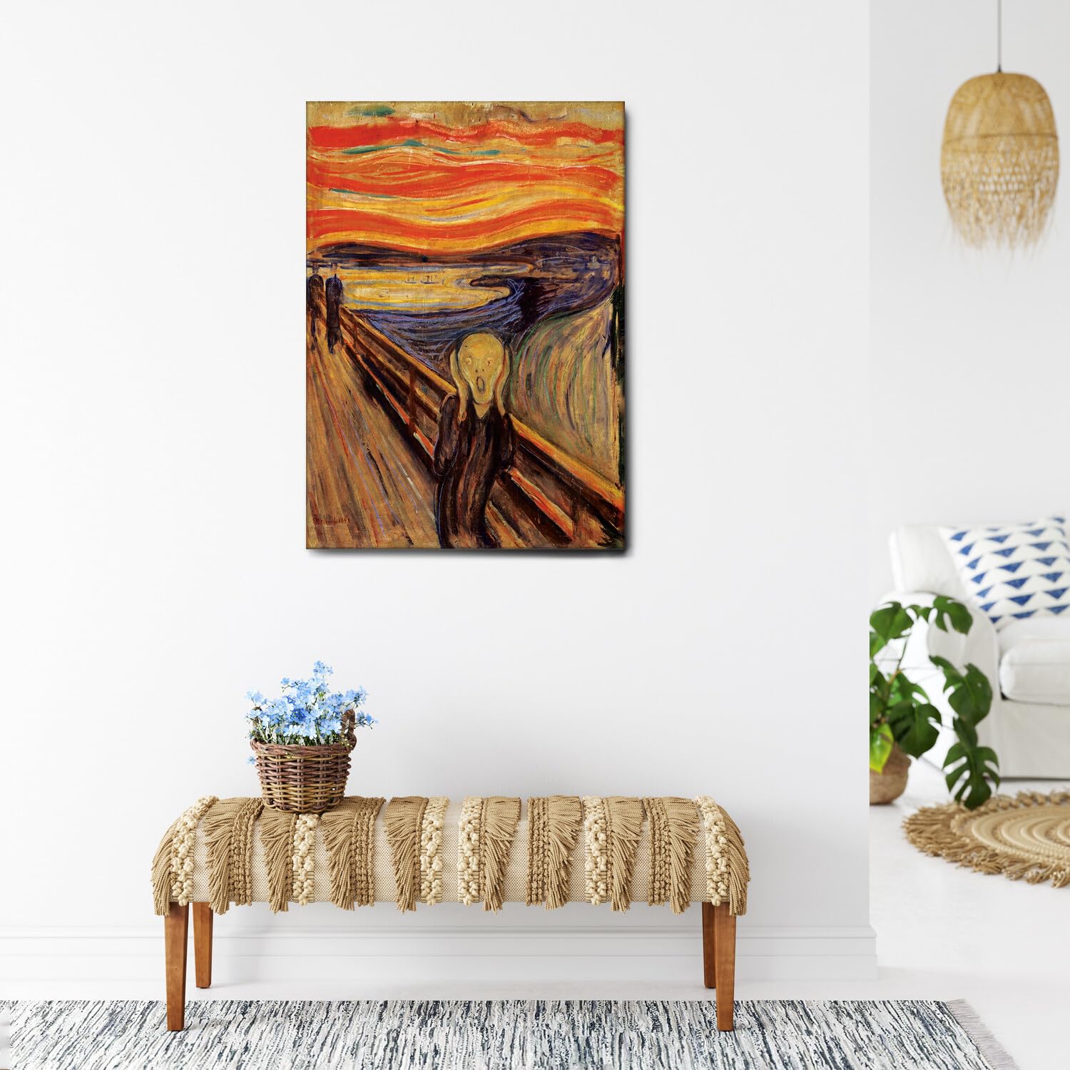 Nordische Harmonie Acrylglas Bild 100x140 Cm – Moderner Wandschmuck, Fertig Zum Aufhängen