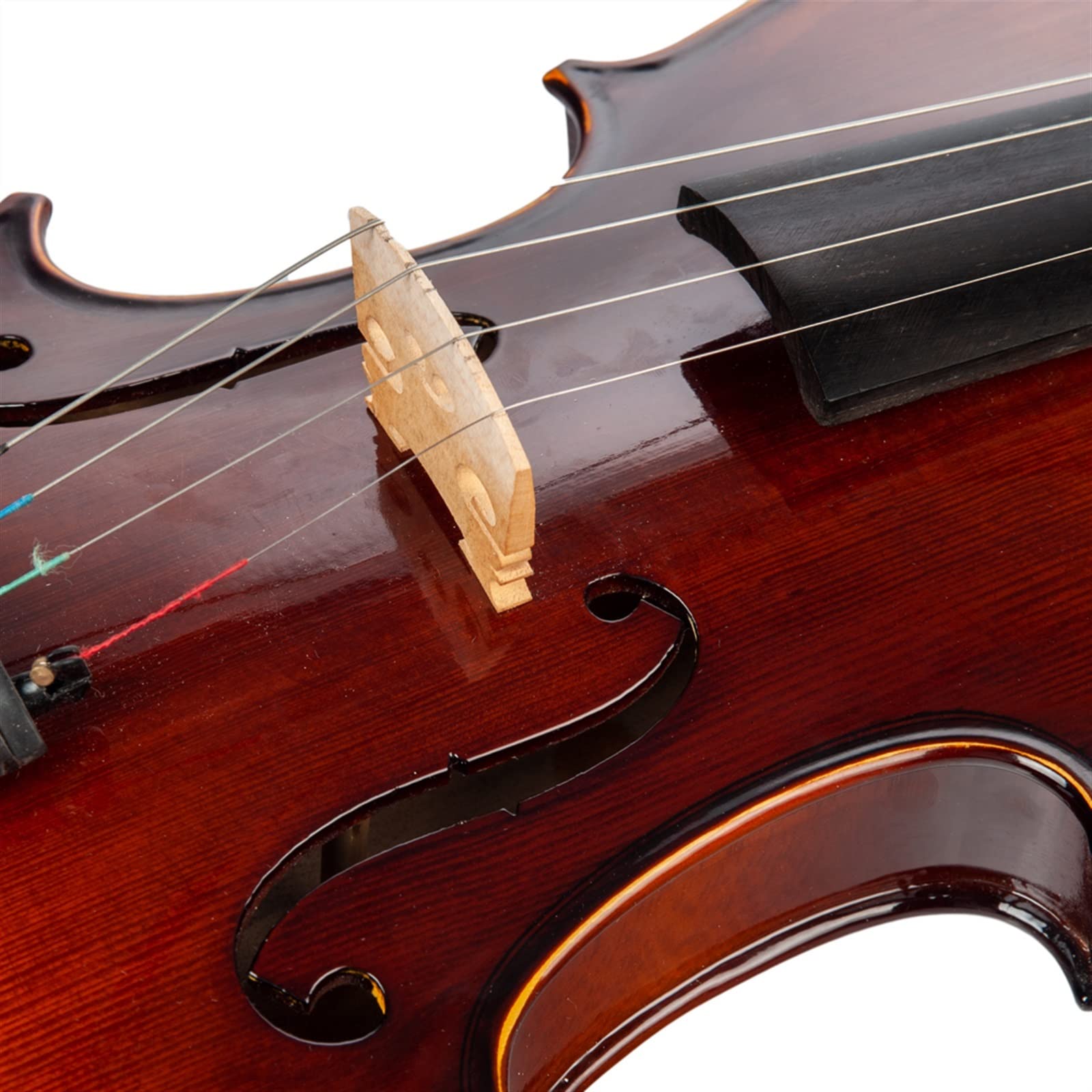 Violon Student Violino Acustico 4/4 Violino in Legno Massello A Grandezza Naturale Violino con Finitura Lucida