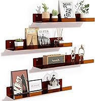 Vista 4 de upsimples Estantes acrílicos para decoración de pared, estante de exhibición de 15 pulgadas, organizador de perfumes para baño, dormitorio, sala