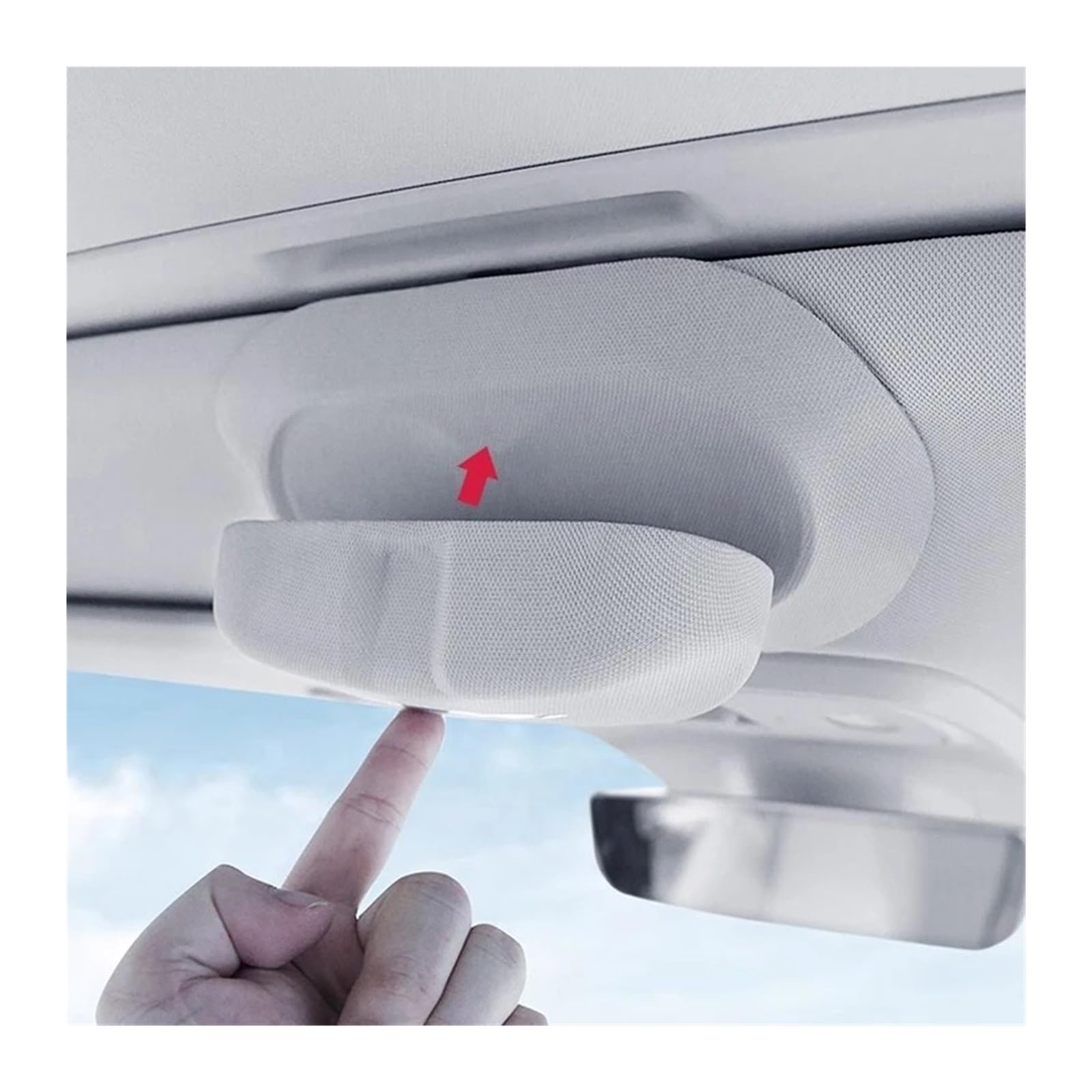 Scatola Occhiali Sole Auto per Leapmotor C10 Custodia per Occhiali da Sole per Auto Accessori Decorativi Interni Scatolas Portaoggetti Occhialis