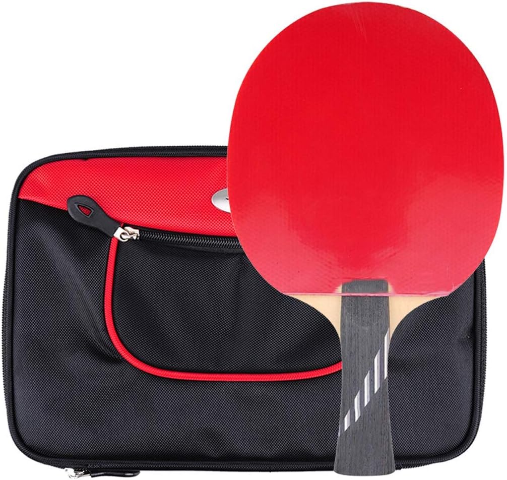 ピンポンパドル ピンポンバット ピンポンパドル カーボン底板 10スター ラケット付き 卓球ラケット プロ選手に最適 卓球パドルセッ