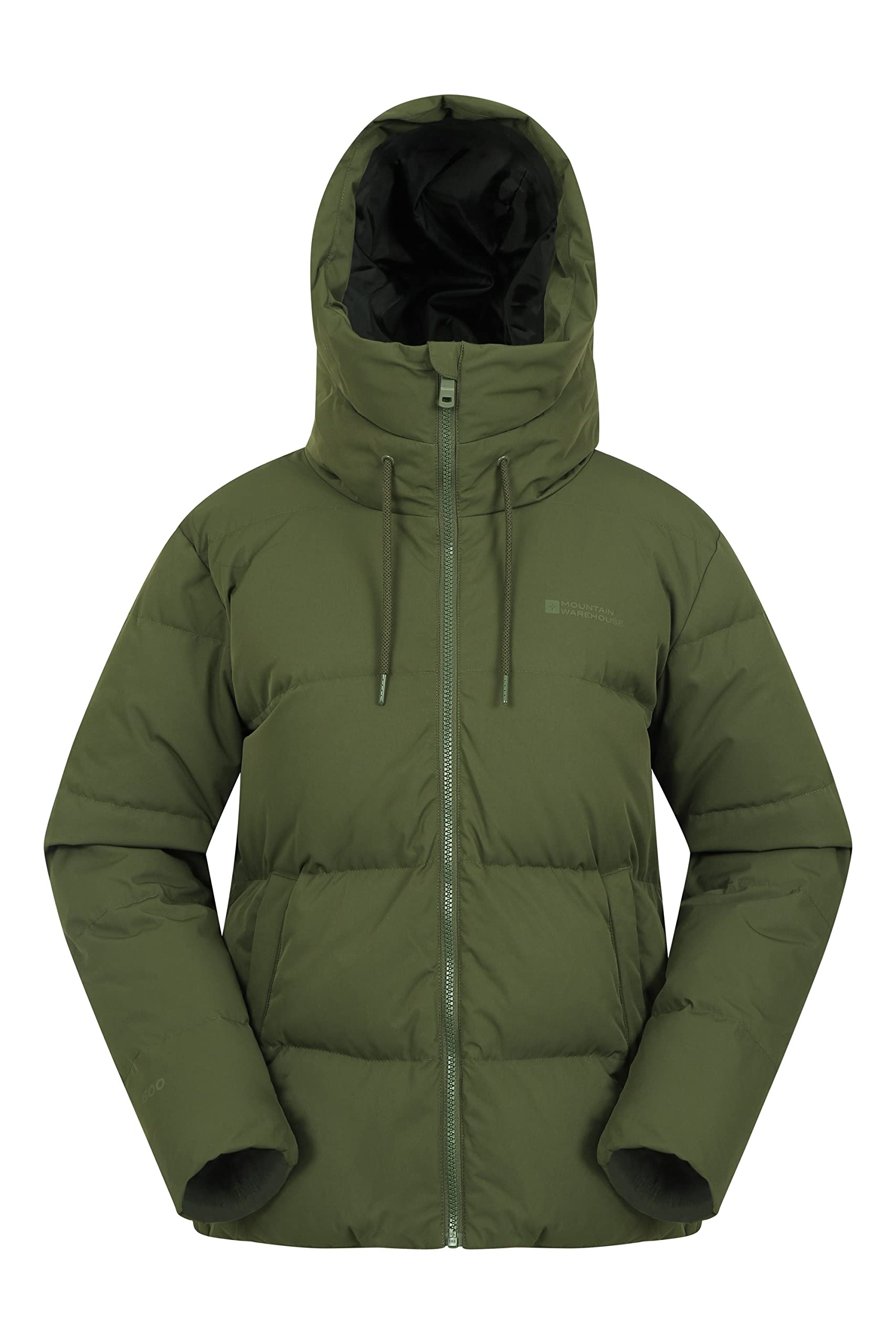 Mountain Warehouse Cosy Wrap Womens Long Down Jacket Khaki Women's Size 18