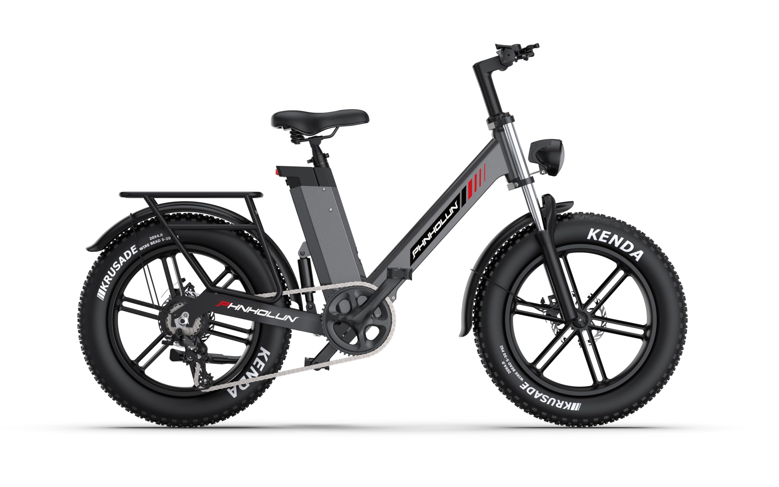 C6 Vélo électrique pour Les Adultes Adolescents 16+ Moto électrique Rapide Ebike Fat Tire avec Batterie 48V 17.5AH EBike Range of 40MI Mountain