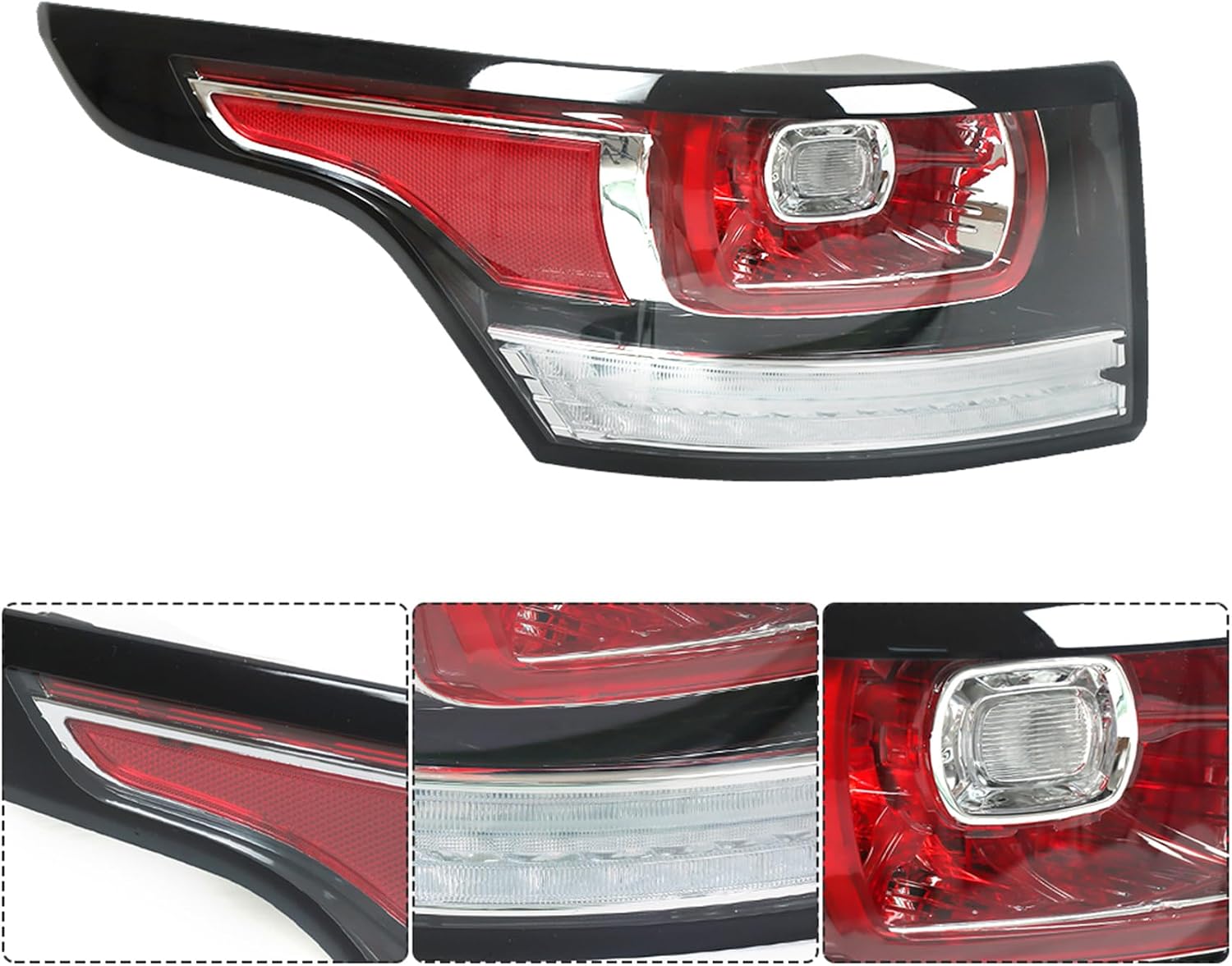 Silscvtt Left Tail Light Replacement for Range Rover Sport 2014-2017 Brake Lamp Driver Side LR043978 LR061589