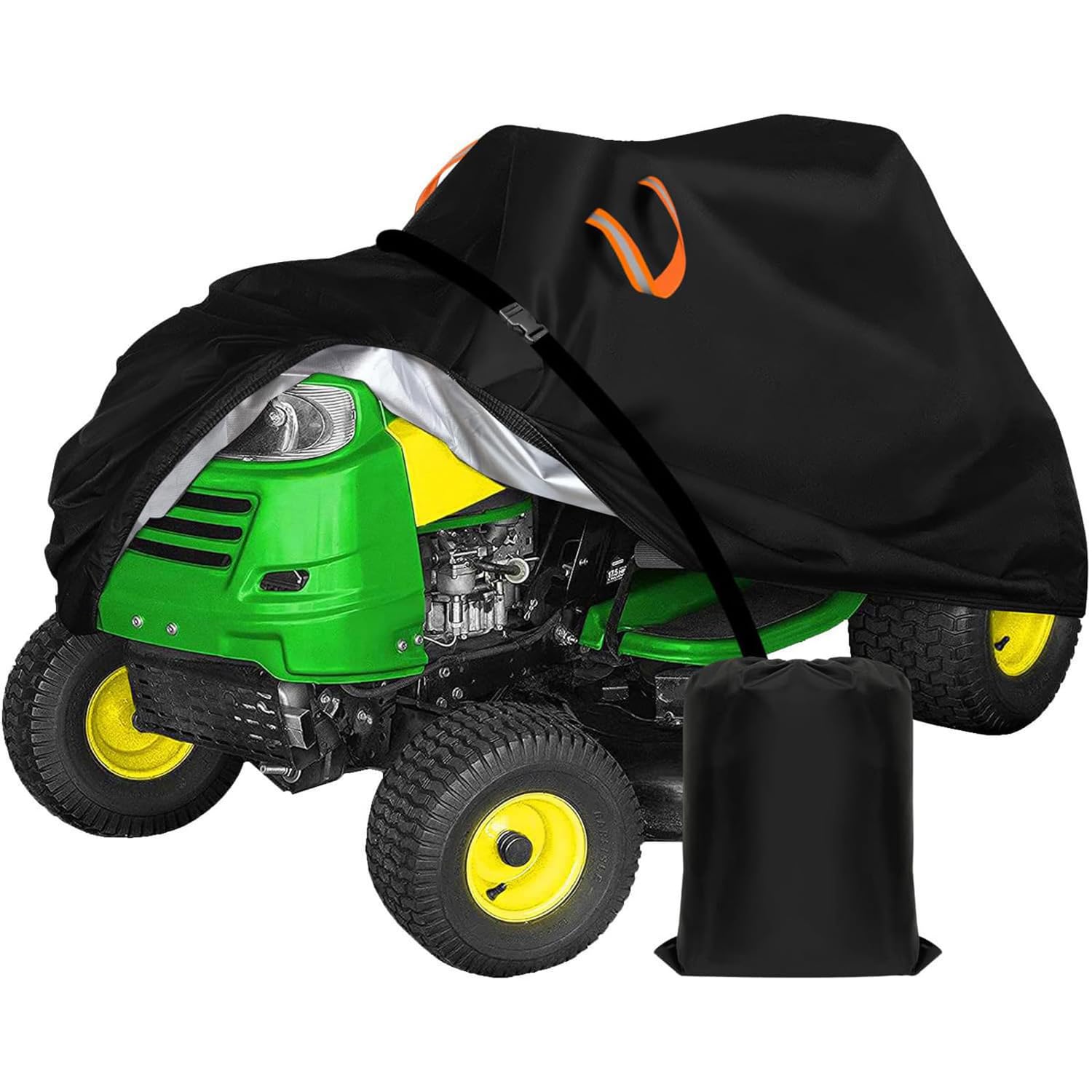 ZORQ Riding Lawn Mower Cover for STIGA Park Pro 740 IOX 900 AWX 2015-2026, Heavy Duty Waterproof Uv Protection Tractor Covers Water Resistant Cover For Ride-on Garden Tractor
