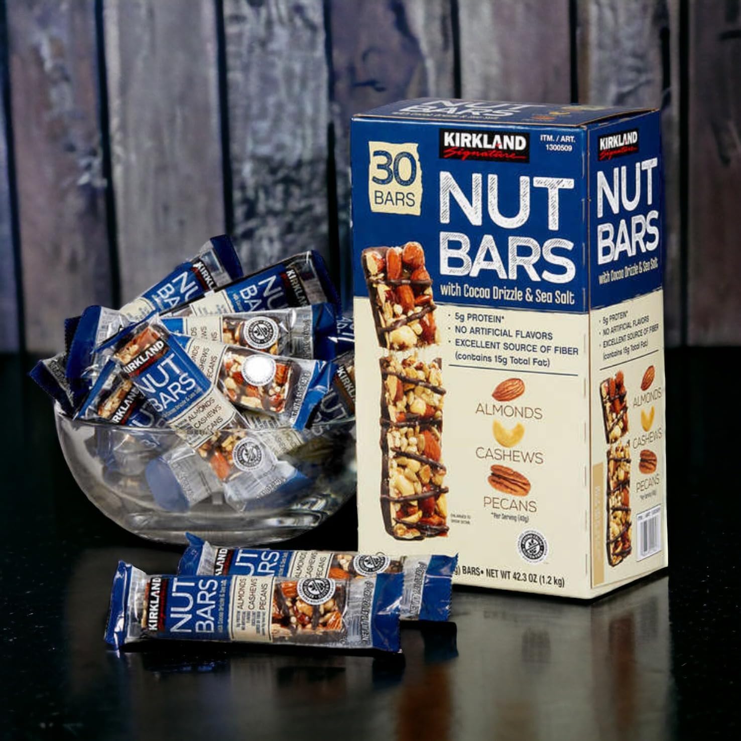 Kirkland Signature Nut Bars, 1.41 oz, 30count Grocery