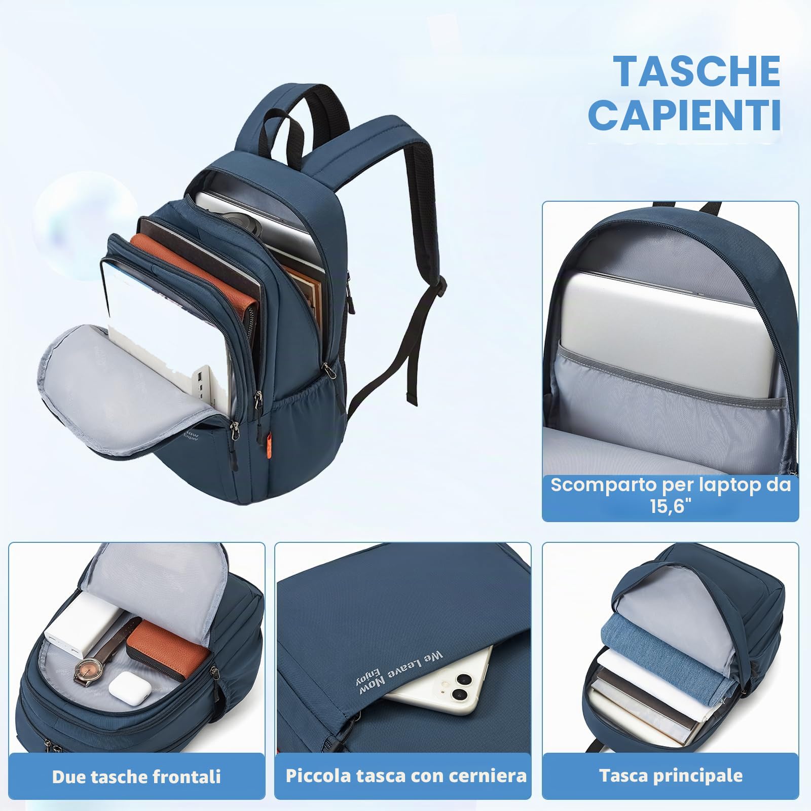 Zaino Wizzair 40x20x30 Zaino da Viaggio Aereo Bagaglio a Mano per Donne e Uomini Impermeabile Borse Valigia Zaini Casual Unisex per Wizz Air EasyJet Laptop Daypack
