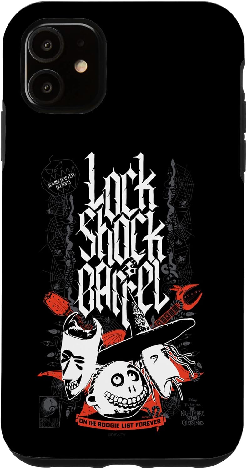 Tim Burton’s Nightmare Before Christmas Lock Shock Barrel Case for iPhone 13