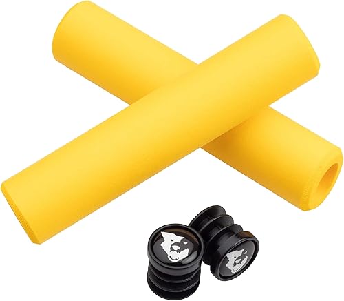 Wolf Tooth Razer Grips Grips Bicicletas Amarillo