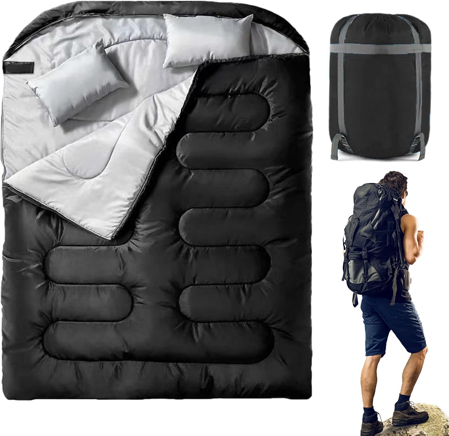 スリーピングマット用収納バッグ 2個セット 2個セット スリーピング