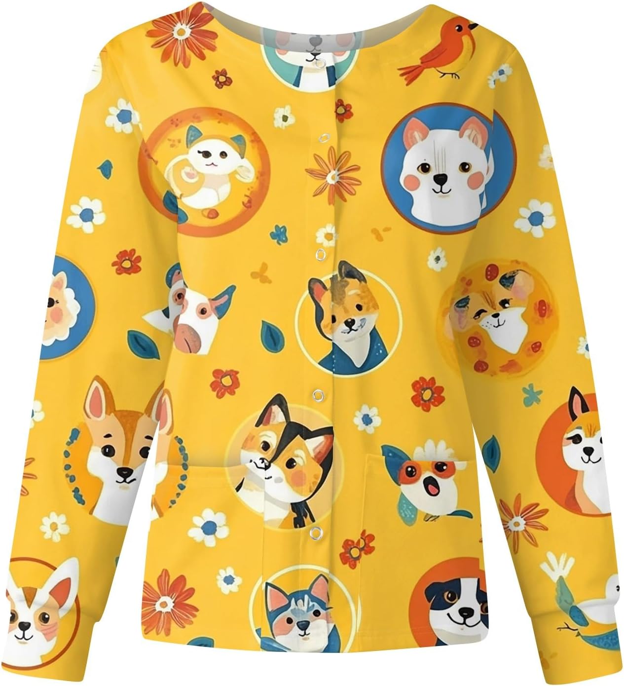 Long Sleeve ScrubJackets Plus Size Scrub Jackets for Martinique Ubuy