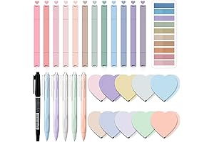Jutom 29 Pcs Stationery Cute Annotation Kit