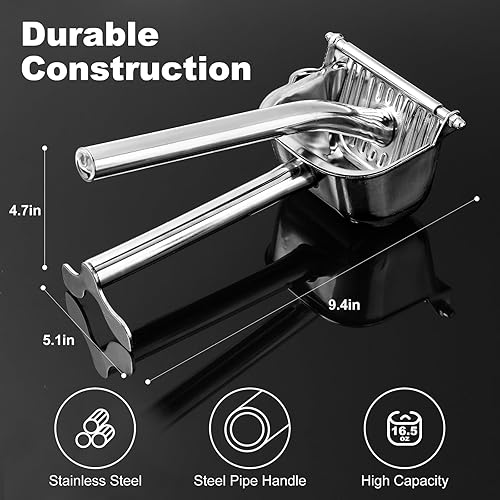 Miniatura 7 de Exprimidor grande del limón, 304 exprimidor de cítricos del acero inoxidable, Juicer manual resistente para los cítricos, naranja, limón y otras
