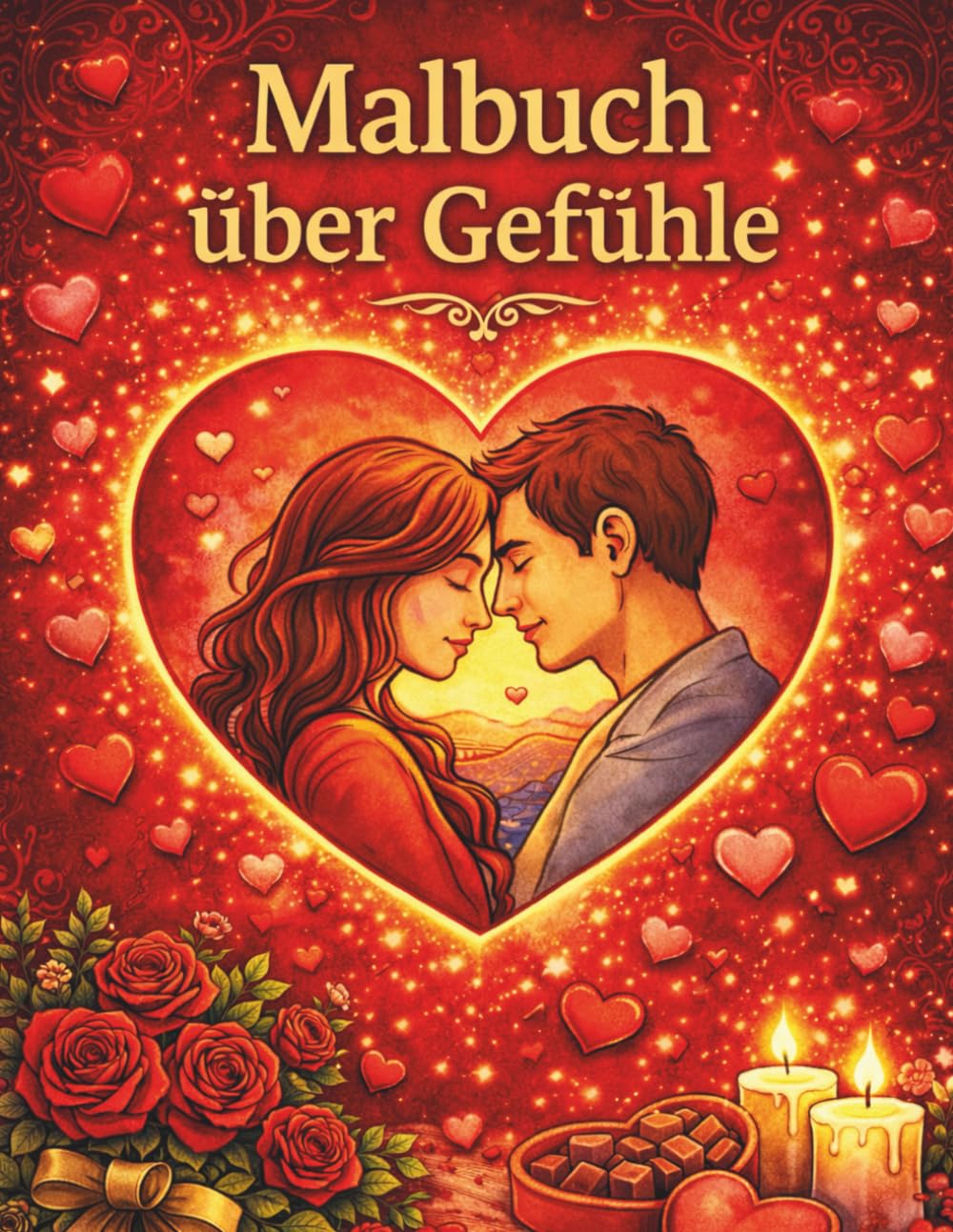 Malbuch über Gefühle: Eine kreative Reise durch Nähe Liebe und Emotionen