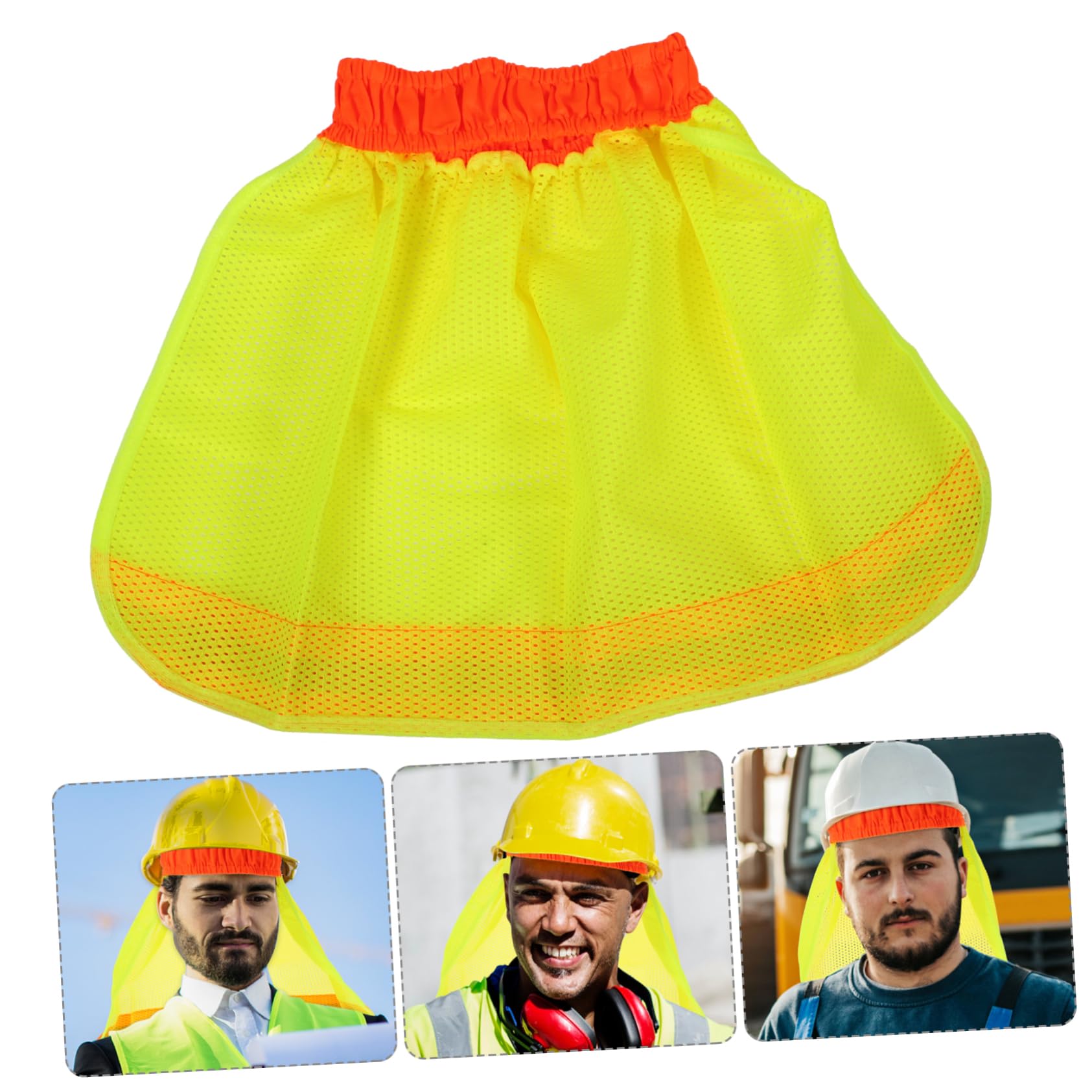 Operitacx Reflektierender Schutzhelm Rand Sonne Männer Visier Kappe Helmkrempe Schatten Uv-Schutz-Hut Sichtweite Hoch Volle Mesh-mütze Helmzubehör