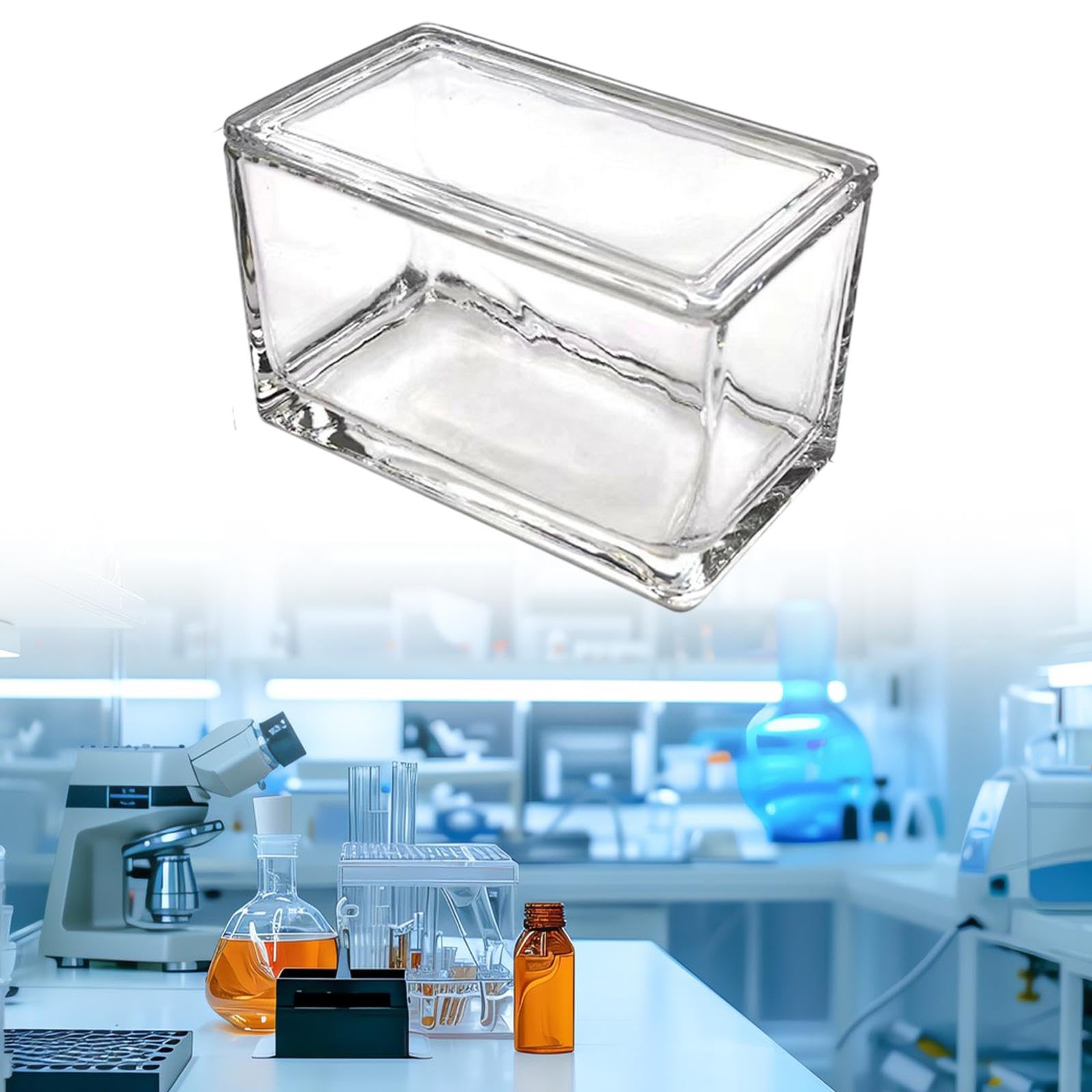 Sharplace Rechteck Laborglas Färbungsglas Lab, 950 Ml