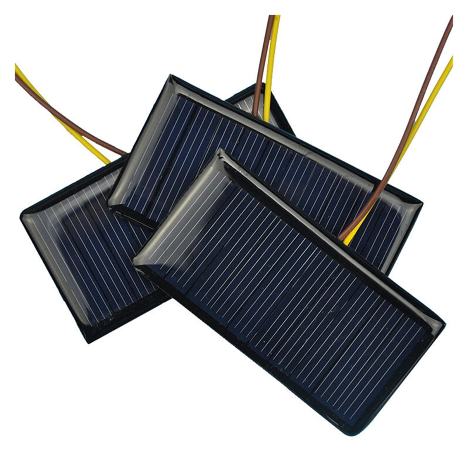 5V Solar Panel 60MA Polycrystalline Solar Cell Panel for Charging 3.6V /3.7V Battery DIY Solar Light Solar Toy ect.