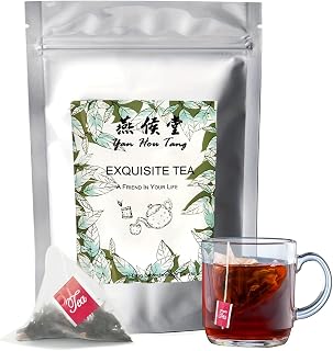 EILIN YHT Hibiscus Flower Tea Bags Jamaica Herbal Roselle Tea 50 Counts x 3Grams