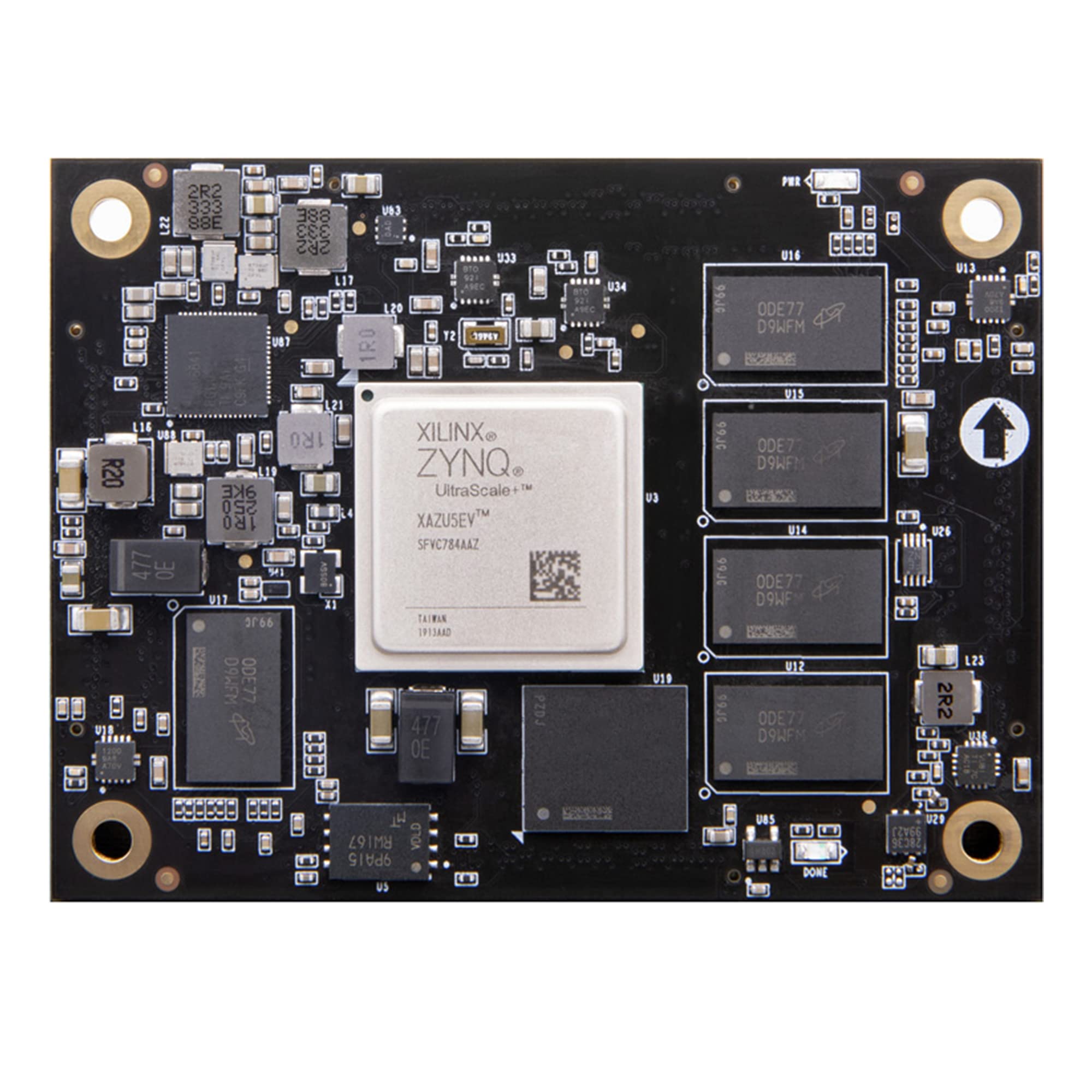 MiiElAOD SoM ACU5EV: Xilinx Zynq UltraScale+ MPSOC AI ZU5EV Industrial Grade Module