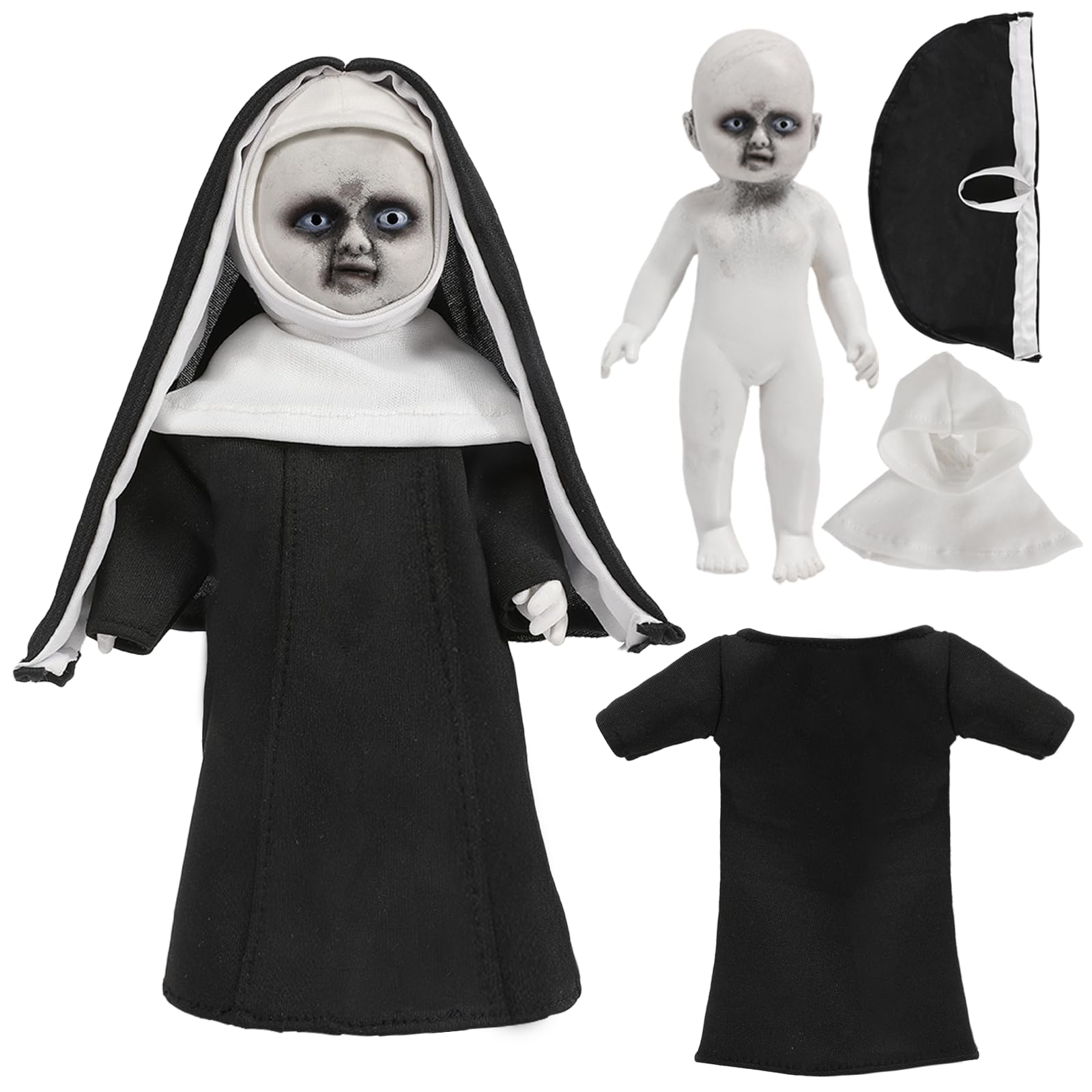 Amazon.com: The Nun Dolls Creepy Catholic Halloween Figure