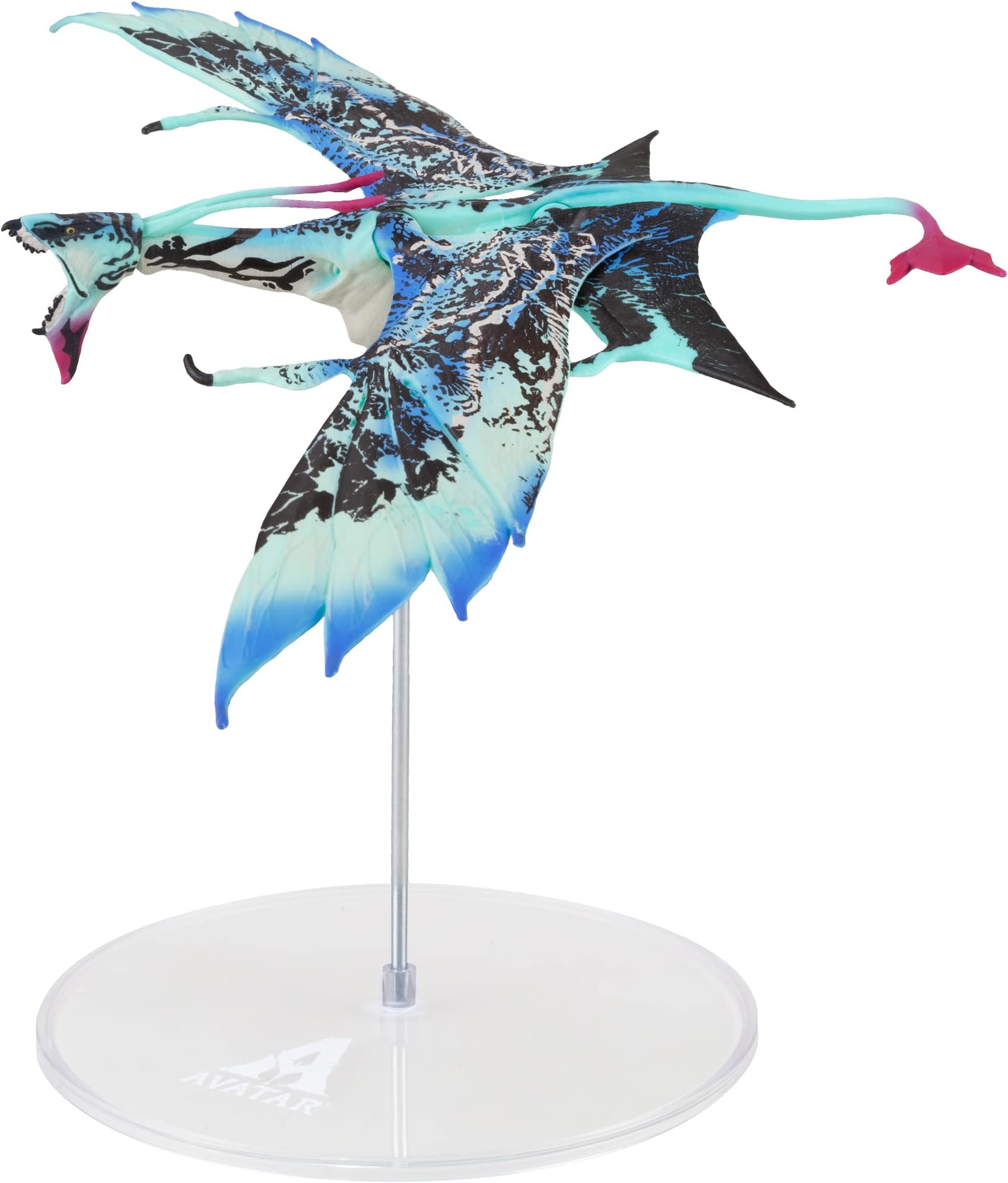 McFarlane Toys, Disney Avatar, World of Pandora Blue Mountain Banshee Avatar Movie Figure, Disney Toys Collectible Figure with Collectors Stand, Ages 8+