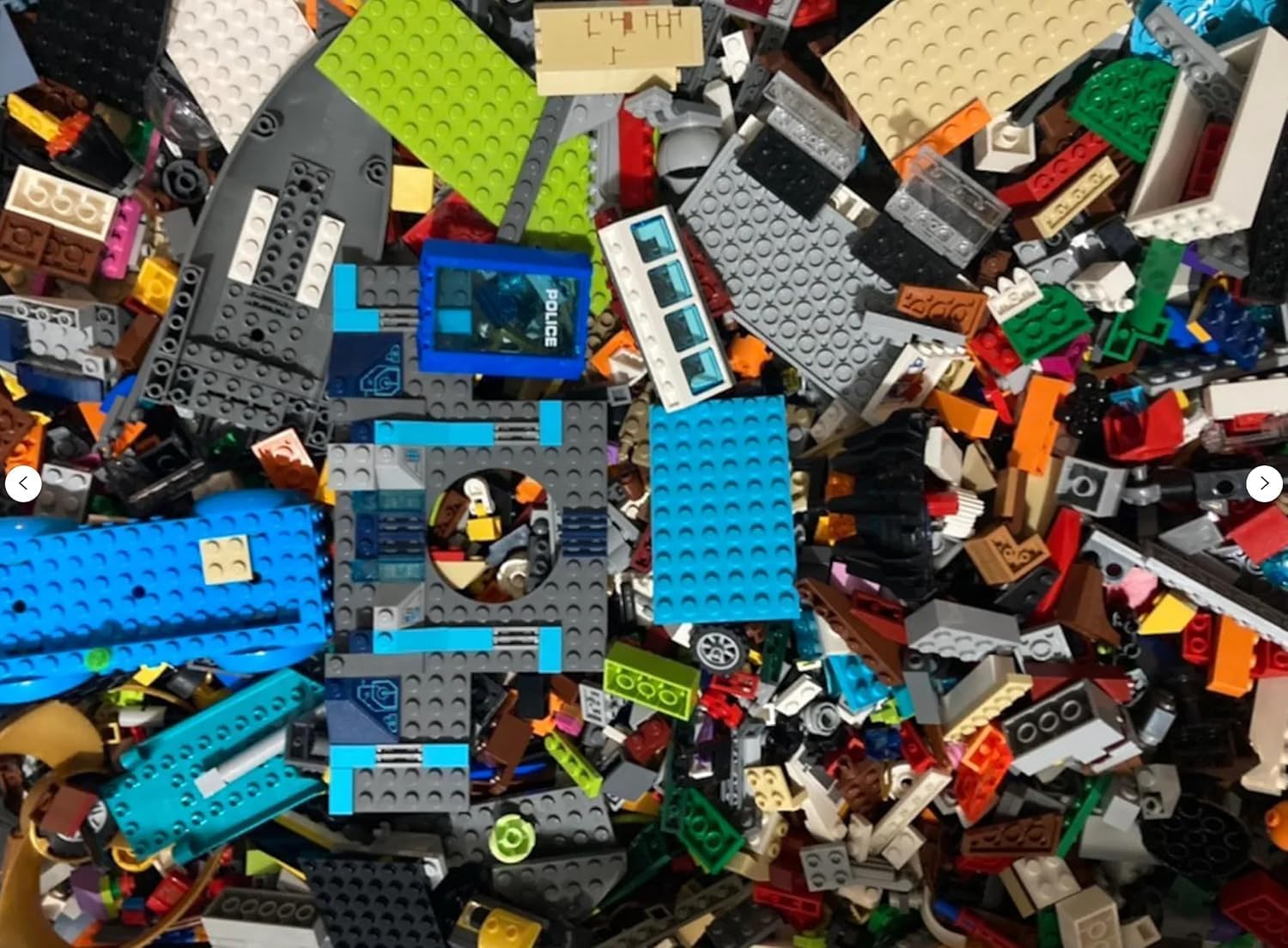 4 Pounds Bulk Pieces Random Selection Bricks, Specialty Part and Anything