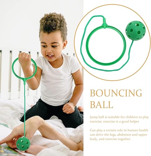 Miniatura 8 de BESPORTBLE Bola de salto de tobillo, cuerda de saltar de tobillo, bola de salto para niños, saltar, columpio, bola de salto de bola de salto con