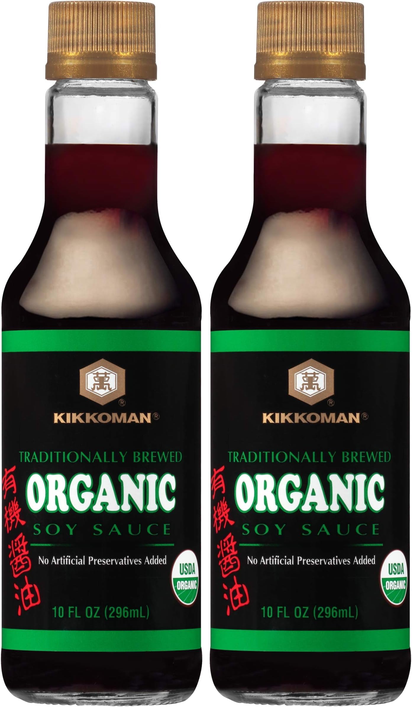 Organic Naturally Brewed Soy Sauce, 10 Ounce (Pack of 2)