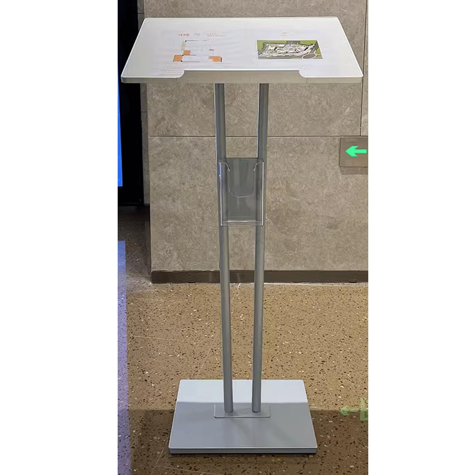 Präsentationspult, Acryl-Rednerpult, modernes Stehpult, Kanzelständer für Kirchen, Tischpult für Restaurants, Hochzeiten, Büros, Klassenzimmer