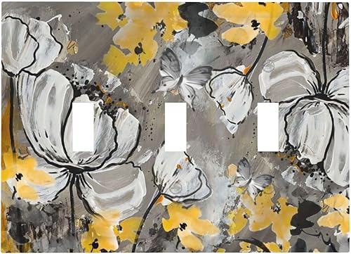 Vista 595 de Cubiertas decorativas de salida de estrella de mar playera, tablero de madera azul de concha de mar de 1 banda, decoración individual GFCI, placa