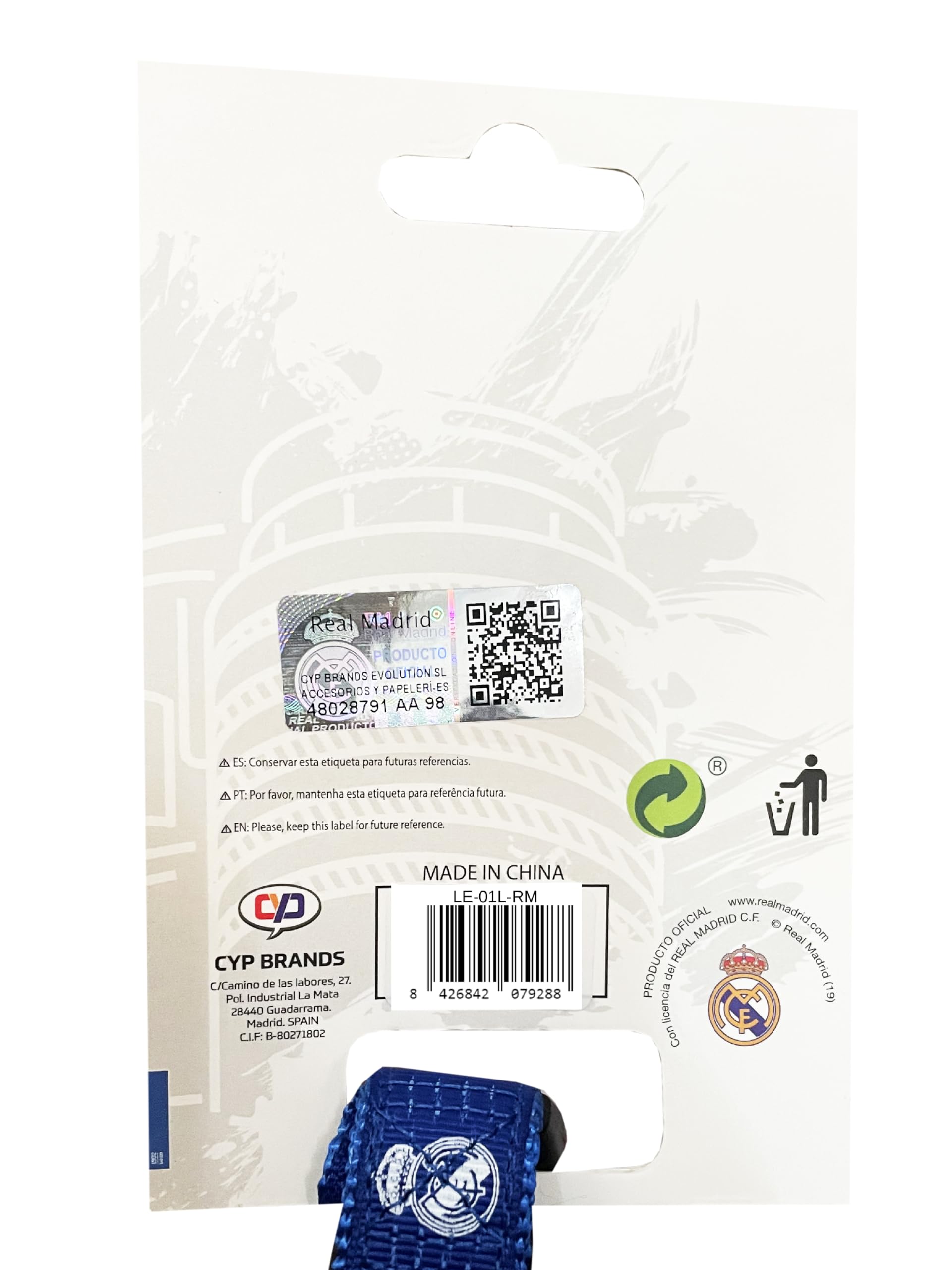 CYPBRANDS LE-01L-RM Guinzaglio per Cane, Blu