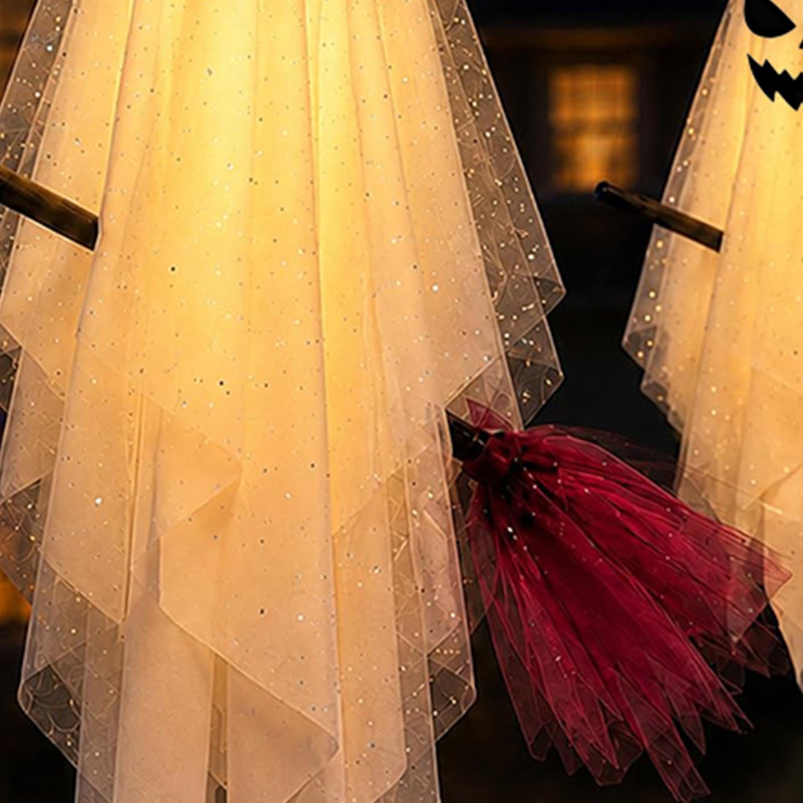 Dekoracje Duchów na Halloween 3 Sztuki Latających Strasznych Duchów z