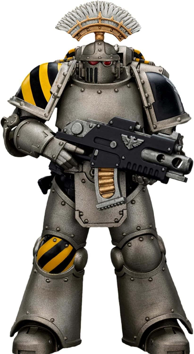 JOYTOY Warhammer 40K 1/18 Action Figures Iron Warriors MKlll Tactical Sergeant Collectible Model 4.8Inch Partial pre-Sale Amount Available Around Aug.