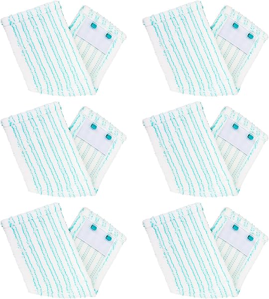 6 x Profi XL Micro Duo Microfibre Replacement Covers for Leifheit Profi XL, Absorbent and Cleaning Cover for All Floor Types - 1