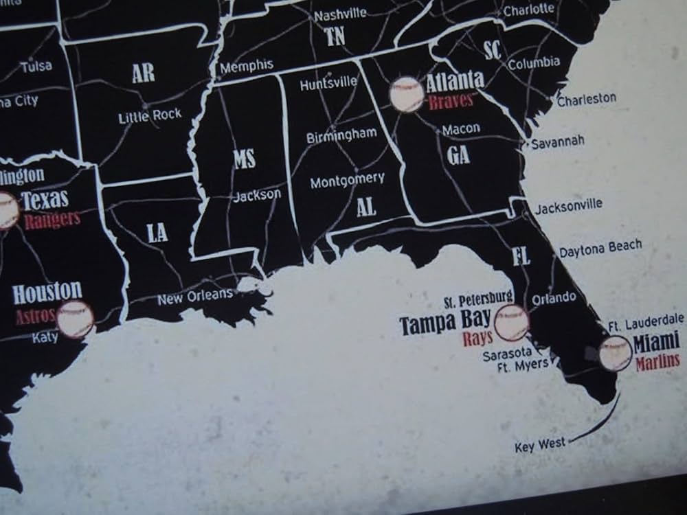 MLB メジャー マップボード MLB メジャー マップボード MLB メジャー マップボード Amazon