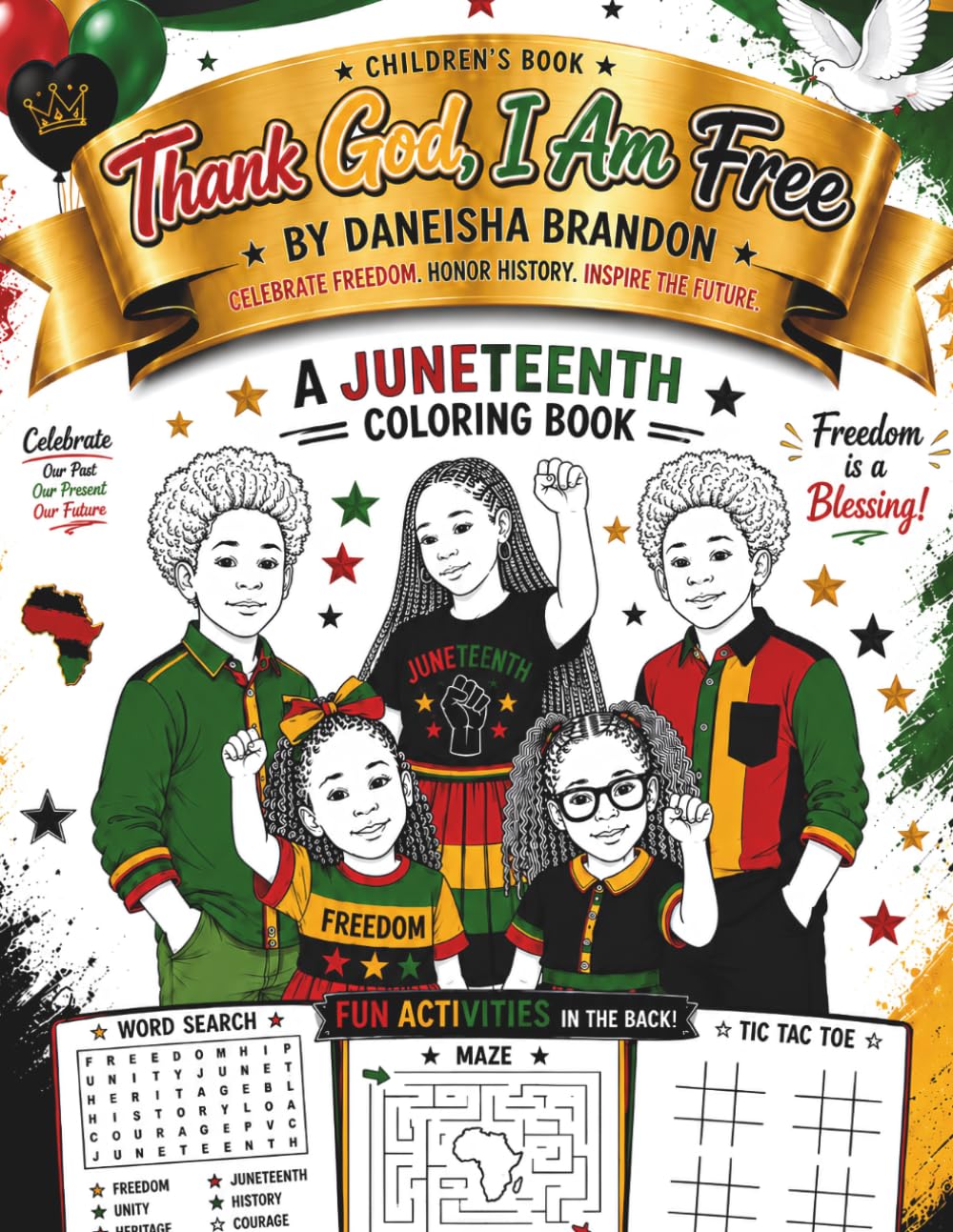 A Juneteenth Coloring Book for Kids