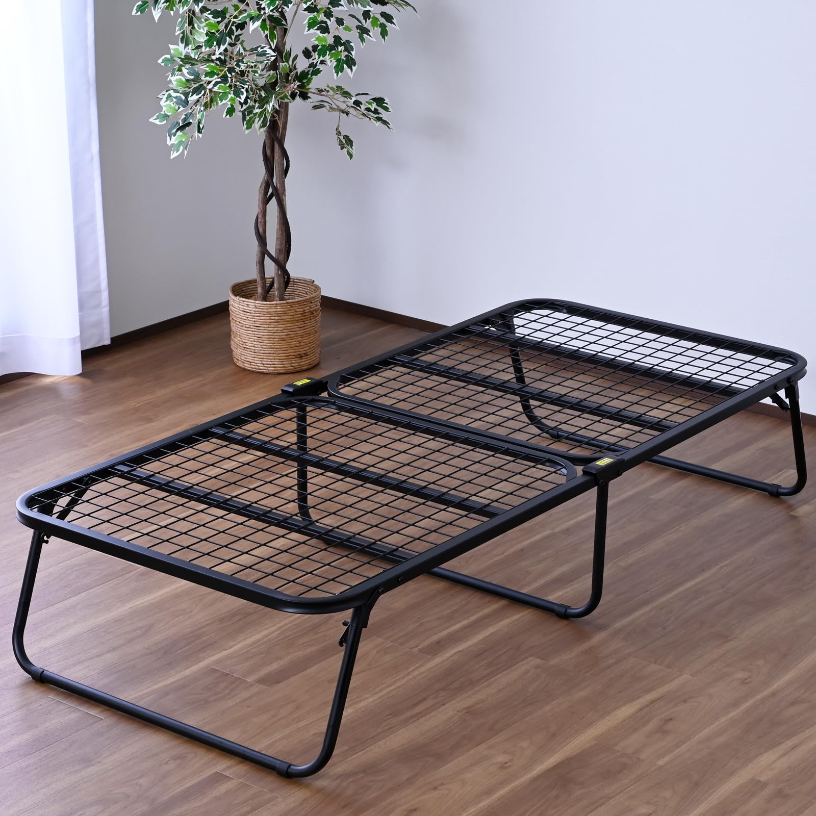 Amazon｜山善(YAMAZEN) ベッド 折りたたみベッド 【完成品】 ベッド