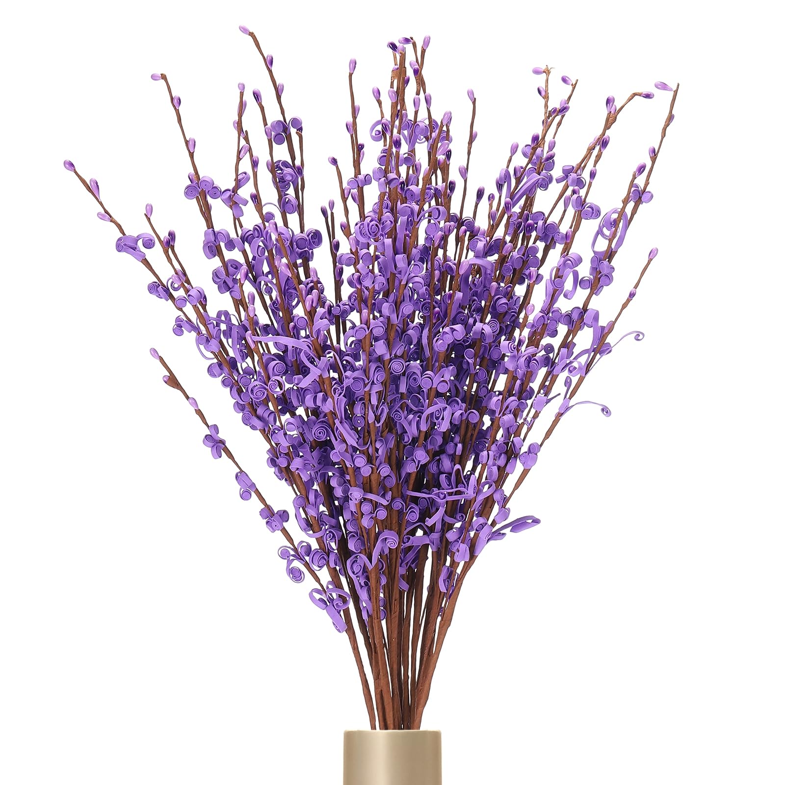 sourcing map 12Pcs Artificial Jasmine Flowers, 22 Inches Long Stems Tall Fake Flower Bouquet Faux Jasmine Plant for DIY Floral Art Arrangements Home Party Hotel Decoration(Lavender Mist)