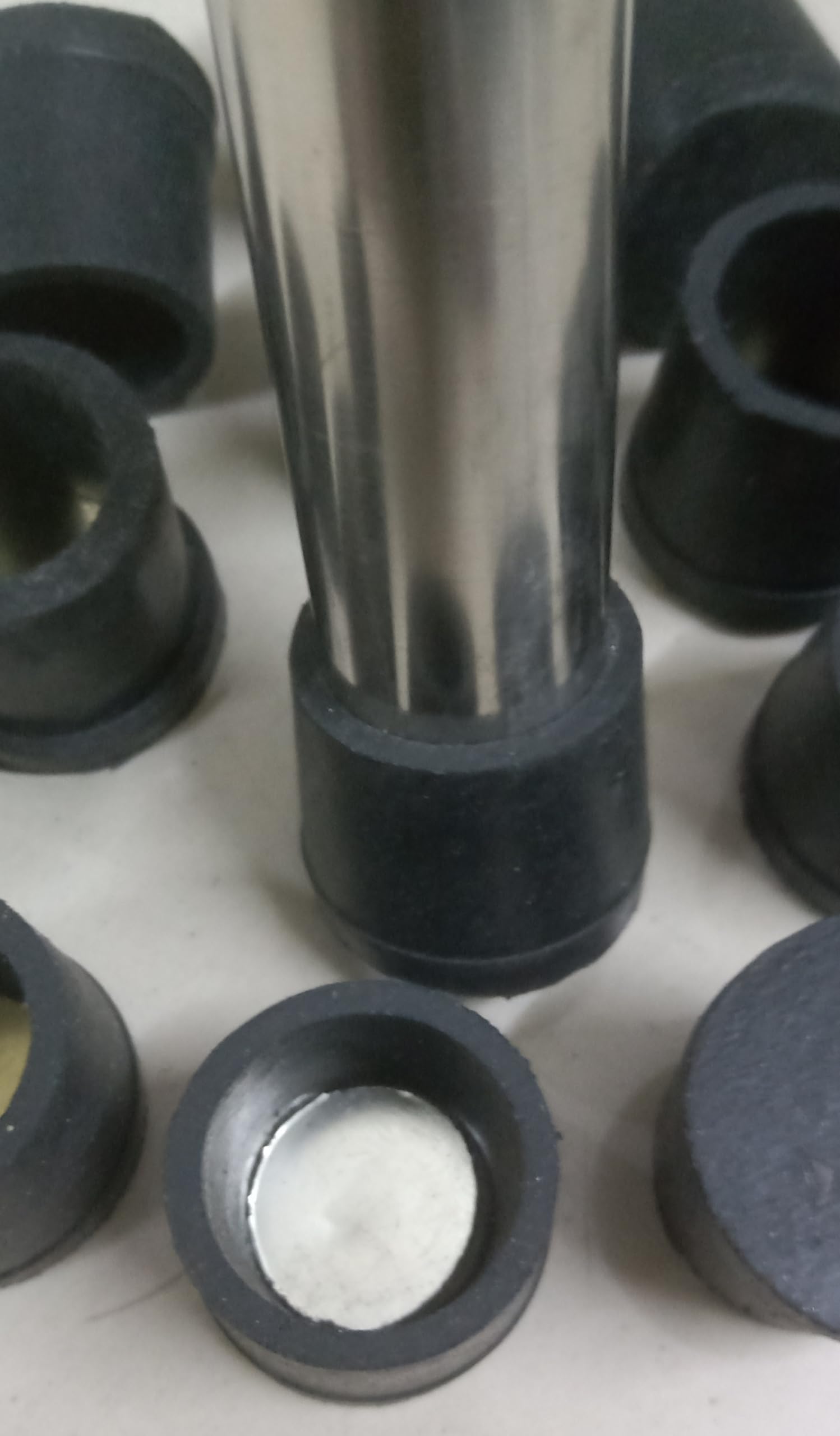 Infinite tech Rubber End Cap/Pad/Shoe/Bush for Outer use of Round Steel Pipe Furniture Availabe in Size 1inch for Floor Protection,(Pack of 12) (B0DC68NM8B) Amazon Price History, Amazon Price Tracker